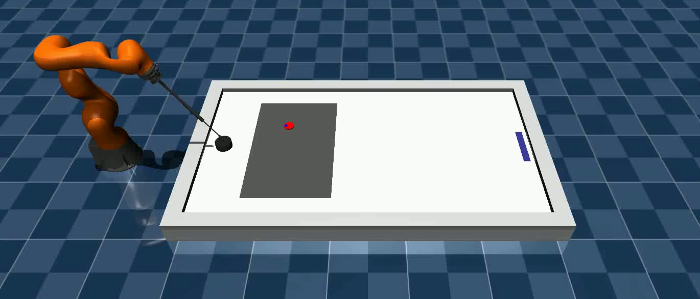 Kuka iiwa air hockey